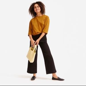 Everlane wide leg black pants 👖